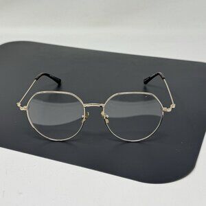 Eyebuydirect EMOTION 55-18-145 C1 Big Eyeglasses GEOMETRIC Gold